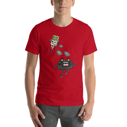 Retro Console Wars - Game Boy vs Game Gear Premium T-Shirt